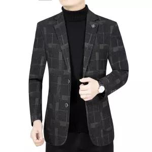 샤오원샵 남성 캐주얼 키작남 정장 자켓 아우터 봄가을 슬림핏 공무원 단서 꾹3