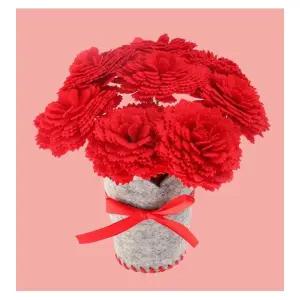 어린이집 꽃 화분 만들기 DIY 카네이션 해바라기 키트 부직포 스승의날 펠트 미술수업 유치원 교구 재료