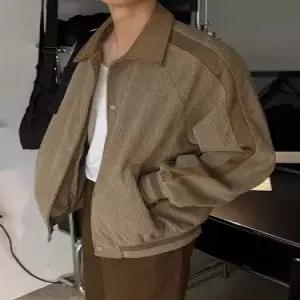 남친 빈티지 오피스룩 캐주얼 코트 봄가을 코듀로이 자켓 칼라 MODU1