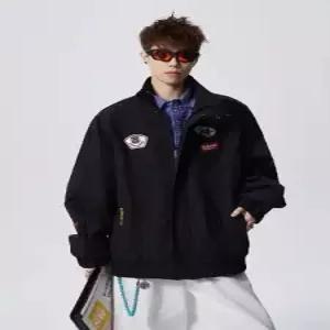 남친 점퍼 트레이닝 하이넥 레이싱 코트 자수 재킷 와펜 MODU1