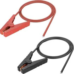 XMSJSIY 배터리 점퍼 케이블 클램프 100A 10AWG 자동차 부스터 절연 악어 클립 HGV 밴 트럭용 헤비 듀티