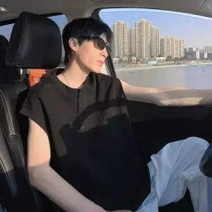 슬램덩크 여름 남사친 나시 헨리넥 티셔츠 민소매 트레이닝복 HO2