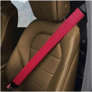 베술렌 엑스트라 롱 자동차 안전벨트 커버 2PCS 소프트 차량 어깨끈 쿠션 패드 편안한 실내 목 하네스 보호