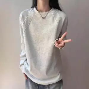 EAMT 가을 이너 남친 회색 나사 맨투맨 긴팔 티셔츠 YJ3