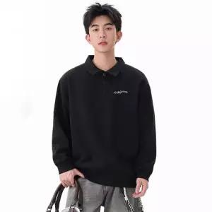 EAMT 남사친 춘추 칼라 맨투맨 프린트 옷 YJ3