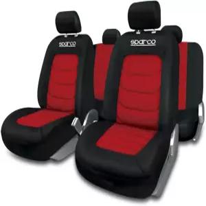 스파르코 SPC1019RS 11피스 카시트 커버 세트 S라인 코르사 레드