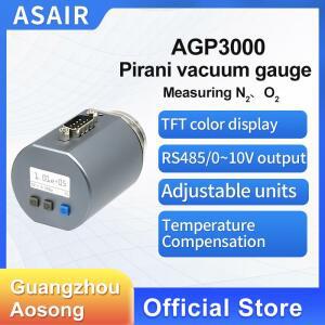 ASAIR AGP3000 MEMS 디지털 디스플레이 저항기 피라니 진공 게이지 RS485 0-10V 아날로그 출력
