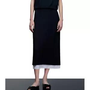 하계 치마 여친 미니 울 이중 A라인 올오버 아이템 원픽2