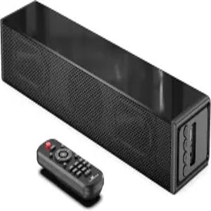 LARKSound TV PC 게임 서라운드 사운드 시스템용 소형 사운드바 블루투스/HDMI ARC/광학/AUX/USB 연결이