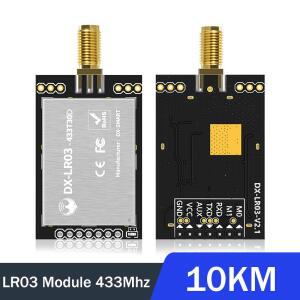 DX-LR03 433475Mhz 868915Mhz Uart 직렬 포트 10KM 장거리 통신 30dbm PA 증폭기 AT 명령 LoRa 모듈