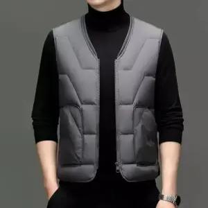 남친 겨울 캐주얼 다운 깔끔한 점퍼 반팔 폭스바겐+ 상의 인기2