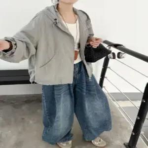 밴널스샵 여성 가을 캐주얼 야구 잠바 슬림핏 아우터 긴팔 후드 야상 HO3