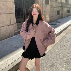 밴널스샵 여성 야구 잠바 가을 점퍼 데님 코트 쇼트 오리엔탈 HO3
