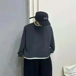 EAMT 여사친 편안한 맨투맨 슬림핏 긴팔 풀오버 반폴라 EUNG1