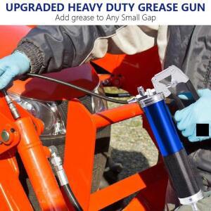 휴대용 그리스 주입기 6000-7000 PSI 알루미늄 합금 수동 피스톨 그립 건 유연한 호스