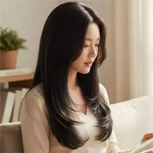 부분 가발 여성 원터치 가발 레이어드 붙임머리 인조 피스