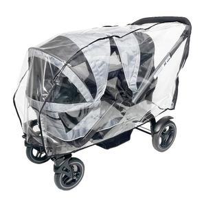 GRACO 모드 어드벤처 유모차 왜건용 레인 디자인 투명 환기 윈드 최대 커버 구멍 커버