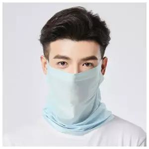 시원텐 귀걸이형 쿨 멀티스카프(스카이)