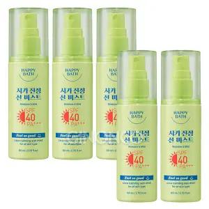 이지하우스 해피바스 필쏘굿 시카 선미스트 80ml 5개 바디선케어 진정보습 723956