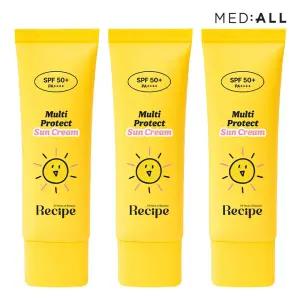 장벽케어 선크림 50g 3개 SPF50+ PA++++ /무기자차 마일드선크림 미백 주름개선