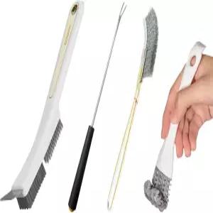 잉꼬 버기 아프리카 회색 앵무새 코카투 버드를 위한 팬베이 4Pcs 케이지 클리너 브러시 배변 제거 청소