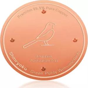 버드 배스 구리 디스크 프리미엄 99.99 순수 청소 빈도 감소 0.6mm 액세서리 물리적으로 안전한 물 정화