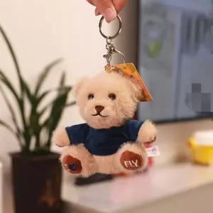 귀여운 일상용 맨투맨 곰돌이 키링 가방 인형 고리 WFLPBAA