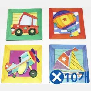 WL 3D 나비 판넬 스티커x10개-랜덤발송 동물스티커 WFLPR0Q