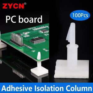 100PCS HC-56 나일론 플라스틱 스틱 고정 클립 PCB 모듈 스페이서 스탠드 오프 잠금 스냅인  3MM 구멍 지원