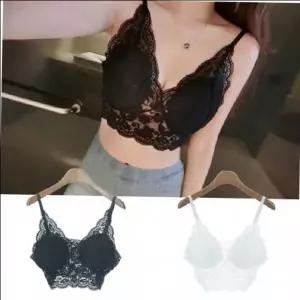 [하프클럽/]레이스 여성 브라탑 끈나시 가을용