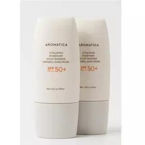아로마티카 바이탈라이징 로즈마리 수분장벽 무기자차선크림 50mlx2개 SPF 50+ PA++++