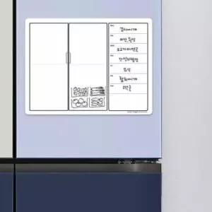 냉장고메모시트 유리용 자석보드 냉장고자석보드