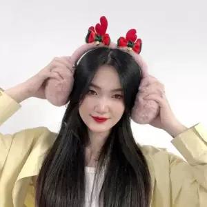 겨울털귀마개 방울방울 루돌프 귀마개 겨울귀덮개