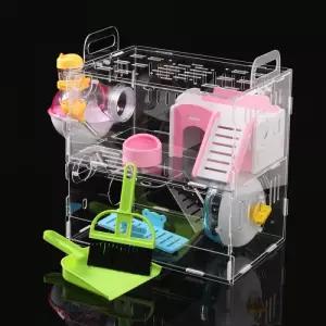 DIY 아크릴 햄스터 케이지 풀세트 햄스터키우기 시소집