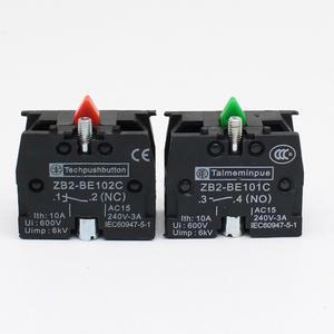 스위치풀러 키보드 키캡 리무버 10PCS XB2 접촉 ZB2BE101C 개방 NO NC 600V ZB2BE102C 크레인 조이스틱 스위치 버튼 호이스트 10A 푸시