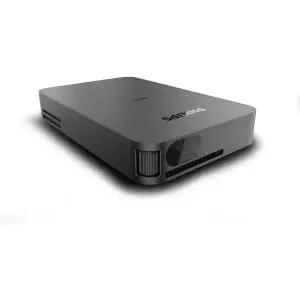 필립스 GoPix 1 울트라 슬림 휴대용 프로젝터 LED DLP 2시간 배터리 수명 2x USB C 비디오 및 충전 HDMI 내