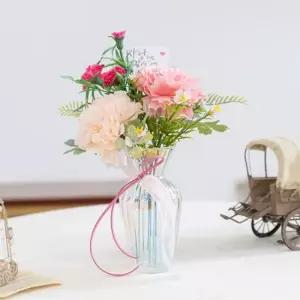 카네이션 조화 화병 오로라 set 26cm 꽃 어버이날