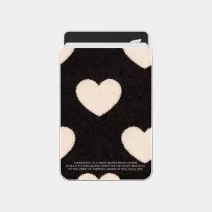 메이드모먼 terry heart 디자인 맥세이프 투명 카드지갑