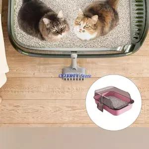 367a 고양이 폐기워터 상자 하이 사이드 스플래시 증거 실내 고양이를 두꺼운 쓰레기 트레이