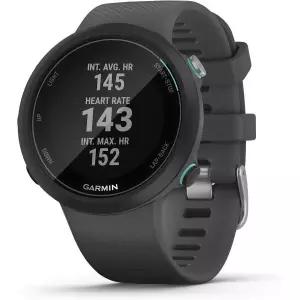 Garmin Swim 2 수영 GPS 스마트워치 수중 심박수 거리 기록 페이스 스트로크 슬레이트 그레이