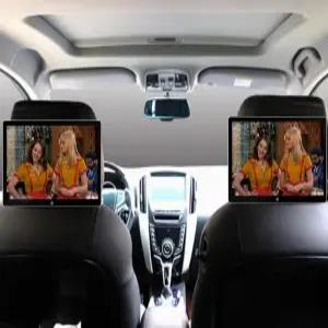 NOAUKA 10.1인치 4K 안드로이드 13 카 TV 헤드레스트 차량 뒷좌석 모니터 지원 전화 무선 미러 링크 터치