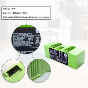 14.4V5200mAh i7 100% iRobot e 및 시리즈용 배터리 교체 4624864