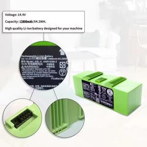 아이로봇 룸바 e 및 i 시리즈 7150 4624864용 I7 14.4V 12800mAh 배터리 교체
