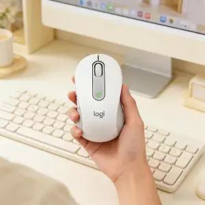 로지텍 M650 L 무선 마우스 블루투스 로지볼트 듀얼 모드 무소음 클릭 24M 배터리 대형 핸드오피스용 인체