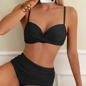 [무료배송] (이거찜)하이웨스트 비키니 빅사이즈 휴양지 수영복