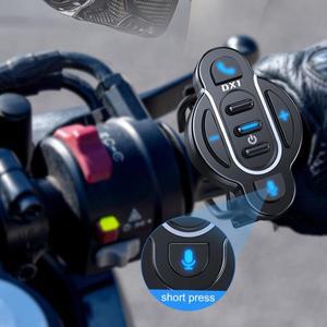 무선 블루투스 5.4 원격 컨트롤러 바이크 오토바이 자전거 핸들바 핸즈프리 통화 방수 미디어 버튼 음악 재