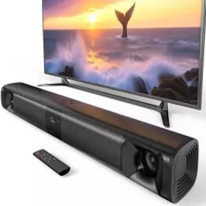 스마트 TV용 사운드 바 80W 4개의 우퍼 듀얼 혼 트위터 2.0 채널 스피커 2 in 1 탈착식 디자인