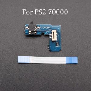 전원 켜기 끄기 리셋 스위치 보드 소니 호환 PS2 SCPH 70000 8핀 플렉스 리본 케이블 포함