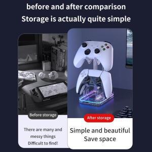 XBOX 호환 호환 스위치 PS5 호환 PS4 호환 용 범용 게임 컨트롤러 브래킷 콘솔 핸드폰 투명 핸들 디스플레