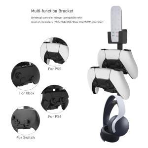PS5 호환/PS4 호환/XBOX 호환 호환/스위치 범용 컨트롤러/헤드폰/리모컨용 벽걸이형 보관 후크에 적합